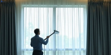 Commercial curtain steam cleaning service bellarine-vic hotels offices