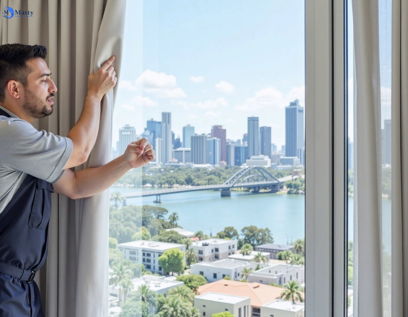 Professional curtain steam cleaning service bellarine-vic QLD by Matty Curtain Cleaning